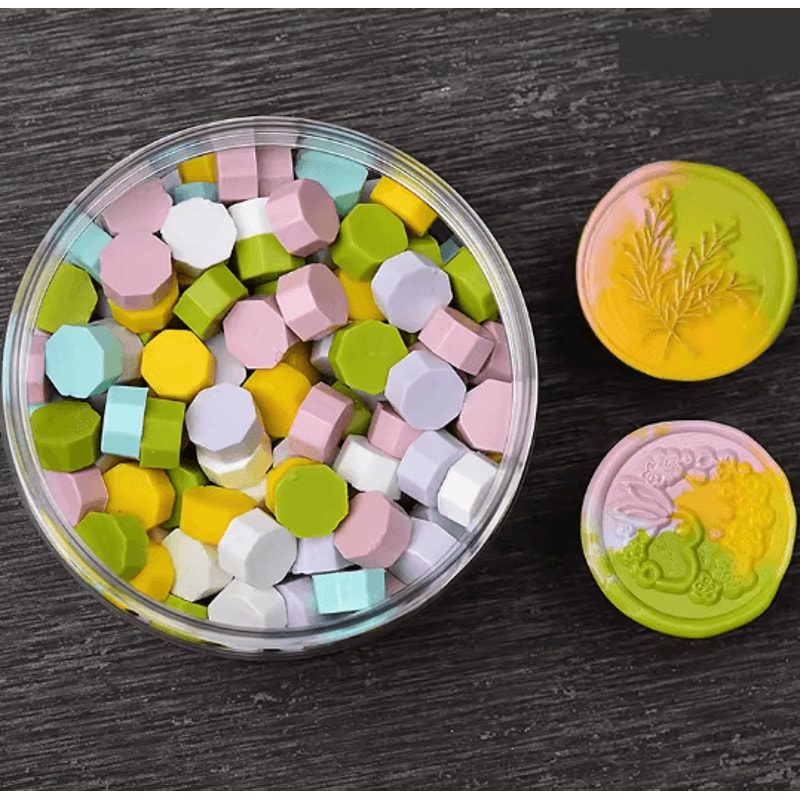 Pearlescent Wax Seal Beads Mix Color For Envelope And Craft Sealing 3