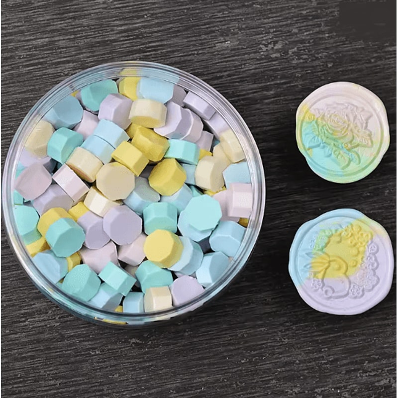 Pearlescent Wax Seal Beads Mix Color For Envelope And Craft Sealing 8
