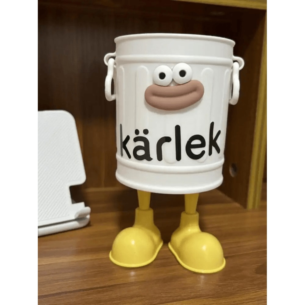 Cute Desk Pen Holder Plastic Office Storage Organizer 1