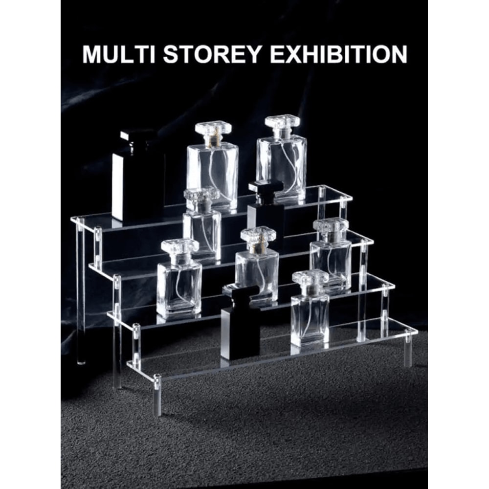 Multi Layer Acrylic Display Shelf For Figurines Jewelry And Collectibles 0