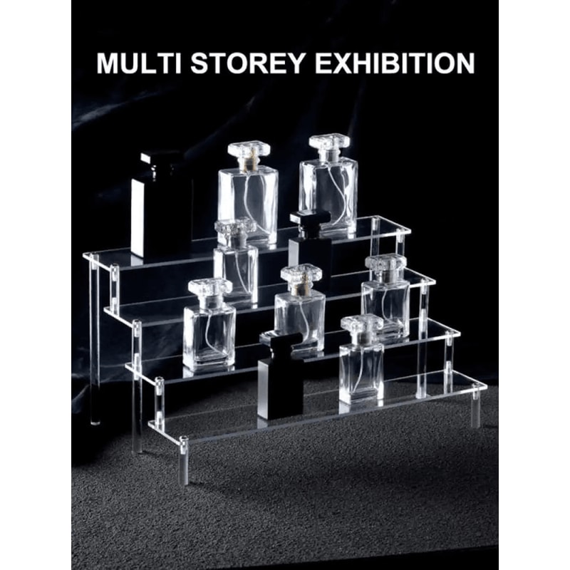 Multi Layer Acrylic Display Shelf For Figurines Jewelry And Collectibles 0