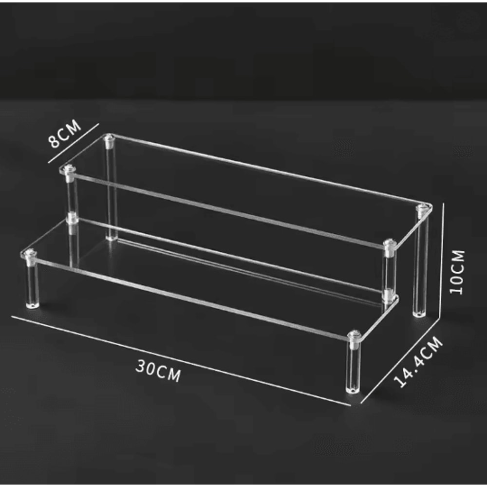 Multi Layer Acrylic Display Shelf For Figurines Jewelry And Collectibles 9
