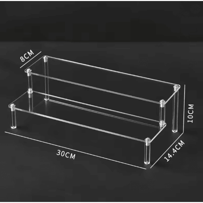 Multi Layer Acrylic Display Shelf For Figurines Jewelry And Collectibles 9