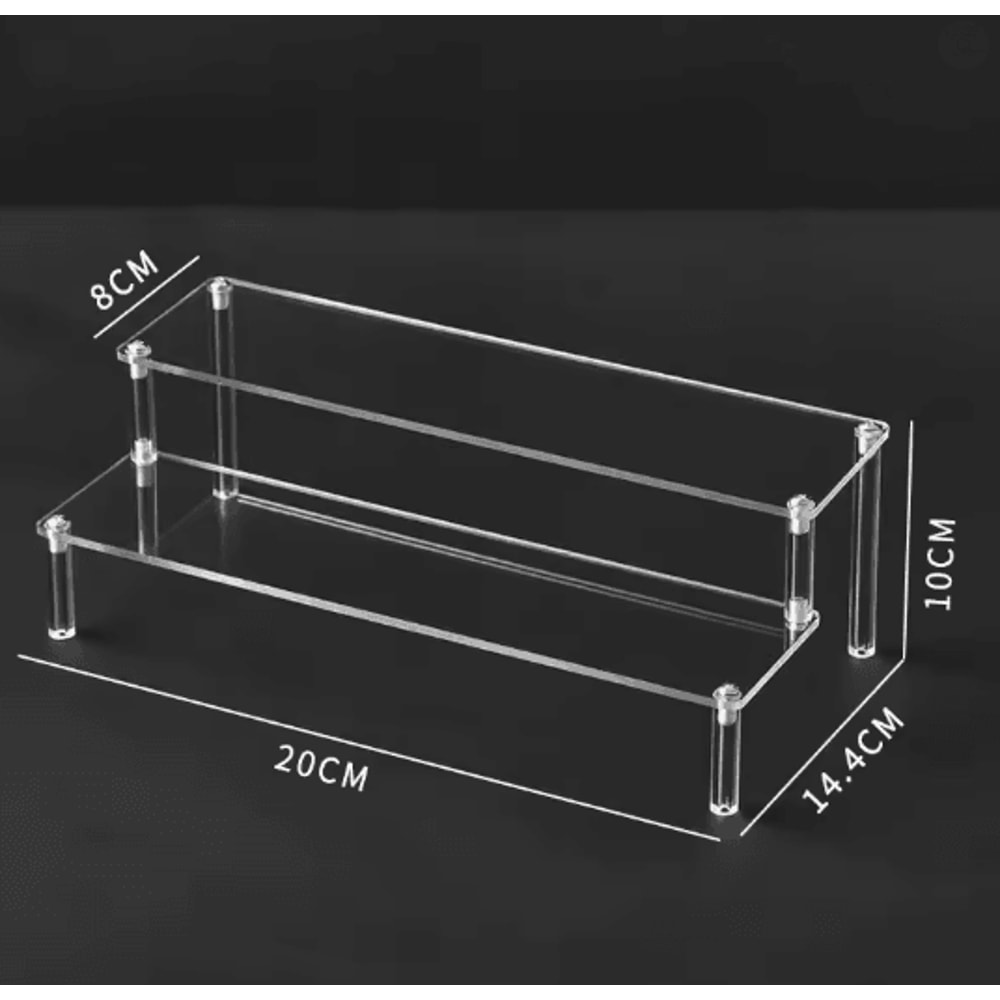 Multi Layer Acrylic Display Shelf For Figurines Jewelry And Collectibles 5