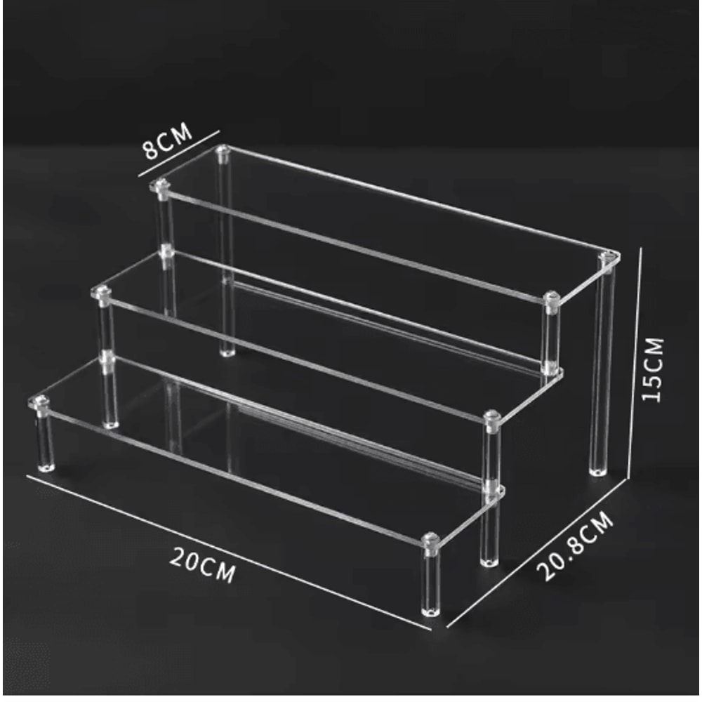 Multi Layer Acrylic Display Shelf For Figurines Jewelry And Collectibles 6