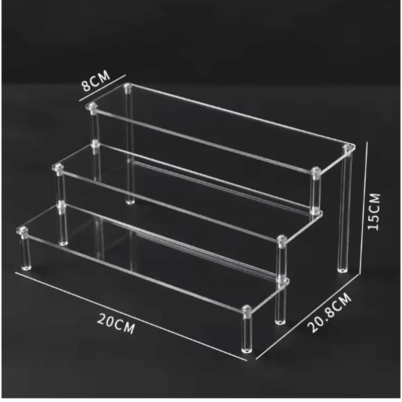 Multi Layer Acrylic Display Shelf For Figurines Jewelry And Collectibles 6