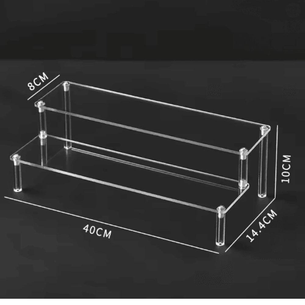 Multi Layer Acrylic Display Shelf For Figurines Jewelry And Collectibles 12