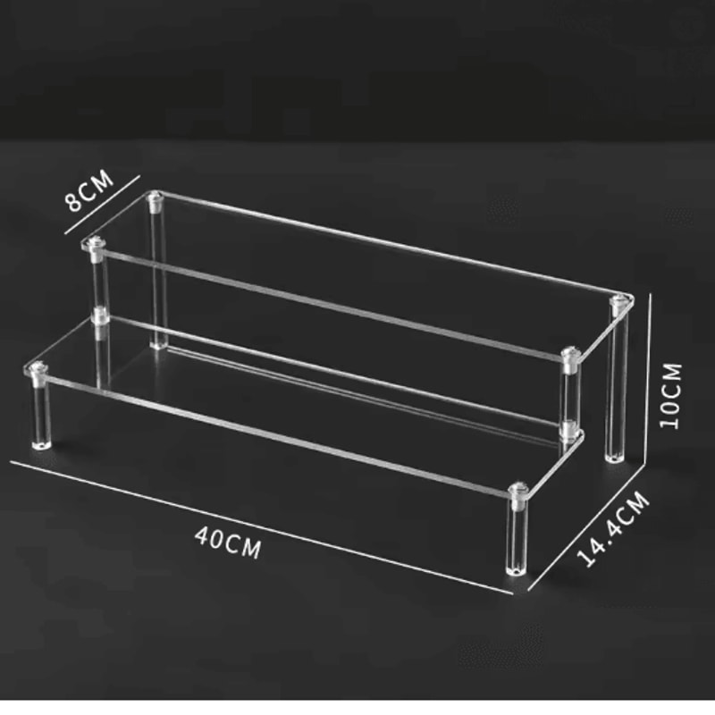 Multi Layer Acrylic Display Shelf For Figurines Jewelry And Collectibles 12