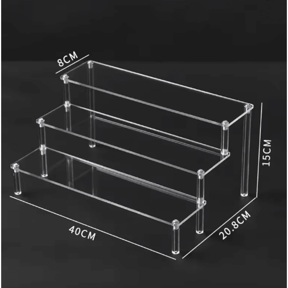 Multi Layer Acrylic Display Shelf For Figurines Jewelry And Collectibles 13