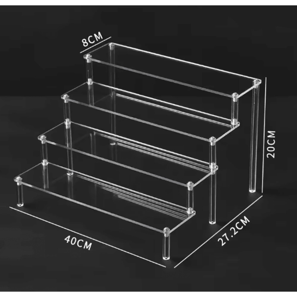 Multi Layer Acrylic Display Shelf For Figurines Jewelry And Collectibles 14