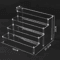 Multi Layer Acrylic Display Shelf For Figurines Jewelry And Collectibles 14