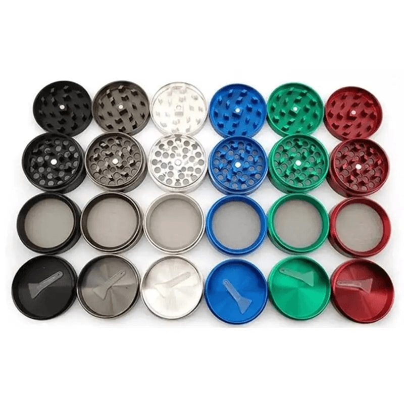 40mm Metal Herb Grinder Four Layer Compact Spice Crusher 1