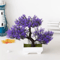 Artificial Bonsai Plant Small Potted Fake Tree Home Decor 4