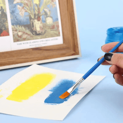 professional fine detail paint brush set for acrylic oil and craft painting