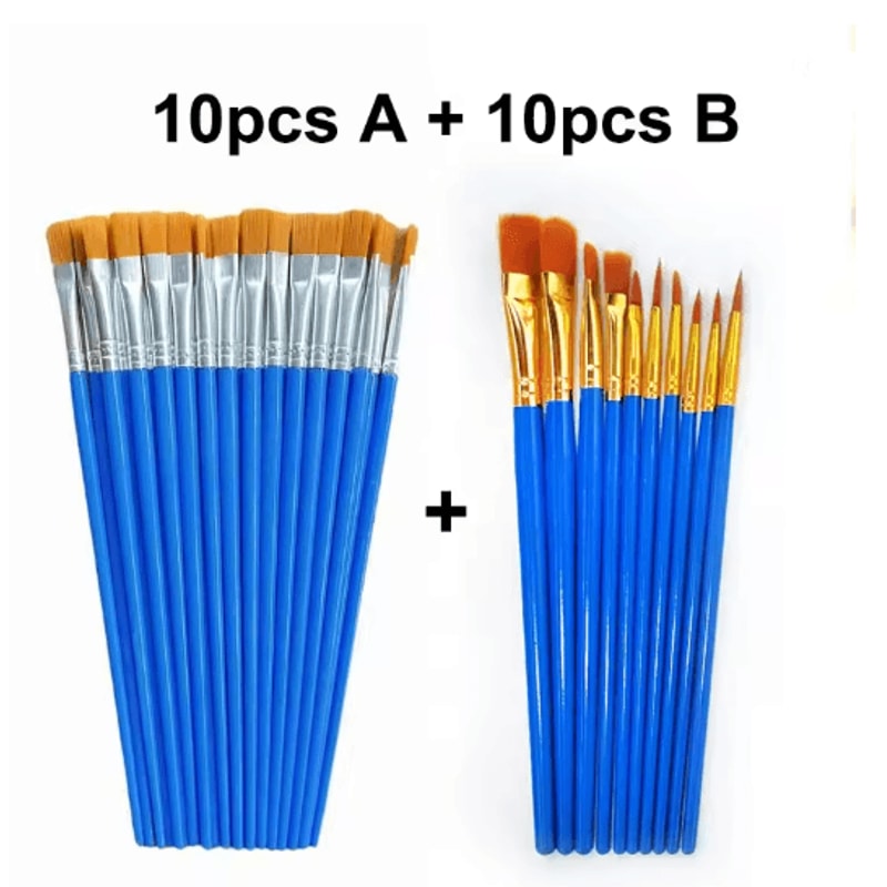 Professional Fine Detail Paint Brush Set For Acrylic Oil And Craft Painting 2