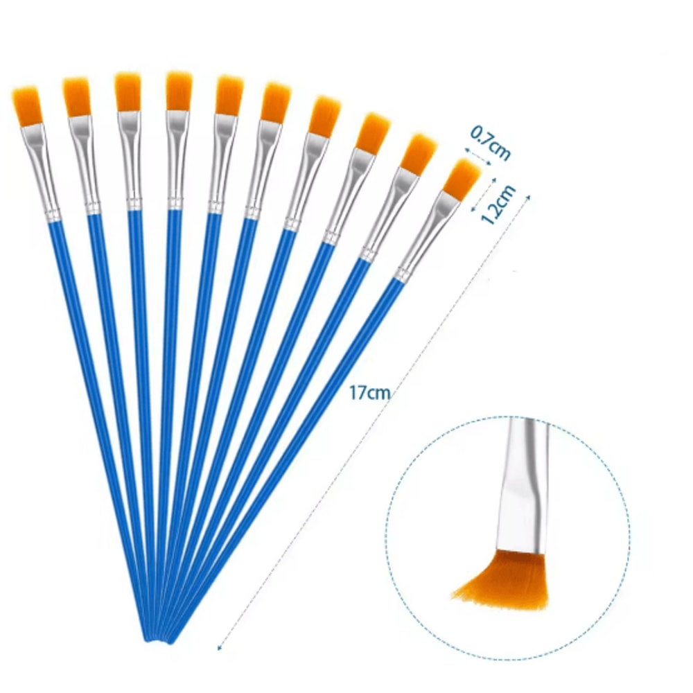 Professional Fine Detail Paint Brush Set For Acrylic Oil And Craft Painting 4