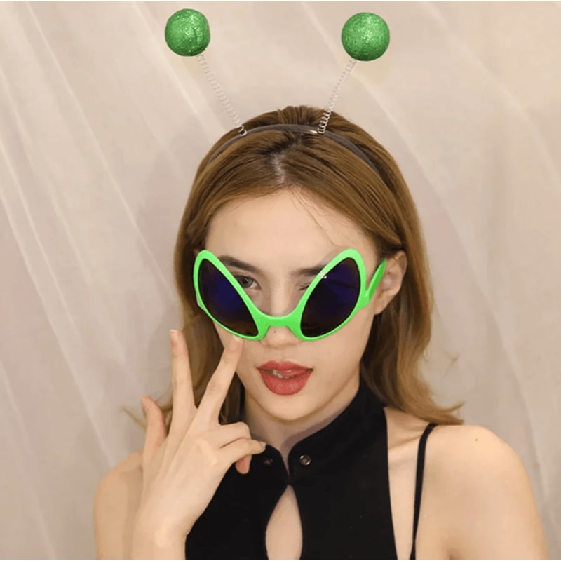 Alien Martian Party Sunglasses Fun Costume Glasses For Kids And Adults 2