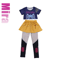 Kids Demon Cosplay Costume Kpop Stage Role Play Outfit For Girls 2