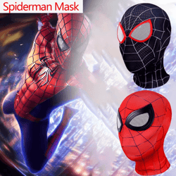 miles morales spider man cosplay mask for kids and adults
