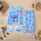 Kids Stitch Pajama Set Cute Cartoon Sleepwear For Boys And Girls 3