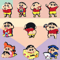 Crayon Shinchan Shoe Charms Cartoon Sneaker Buckle Accessories 10 Pack 3