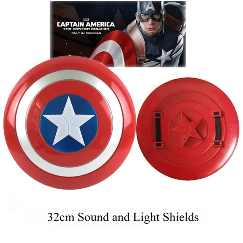 Kids Captain America Shield Arm Guard Superhero Cosplay Prop 3