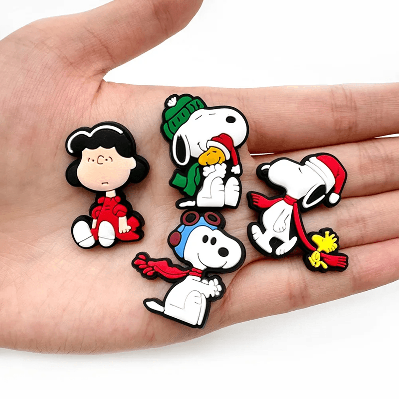 Snoopy Cartoon Shoe Charms Anime Bag And Sandal Decorations 0