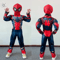 Kids Superhero Muscle Costume Set With Mask And Cloak 6