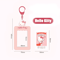 Kawaii Anime Card Holder Keychain Cute Photo ID Pendant For Bags And Backpacks 5