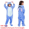Kids Stitch Cosplay Pajamas Winter Plush Costume For Boys And Girls 4