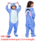 Kids Stitch Cosplay Pajamas Winter Plush Costume For Boys And Girls 4