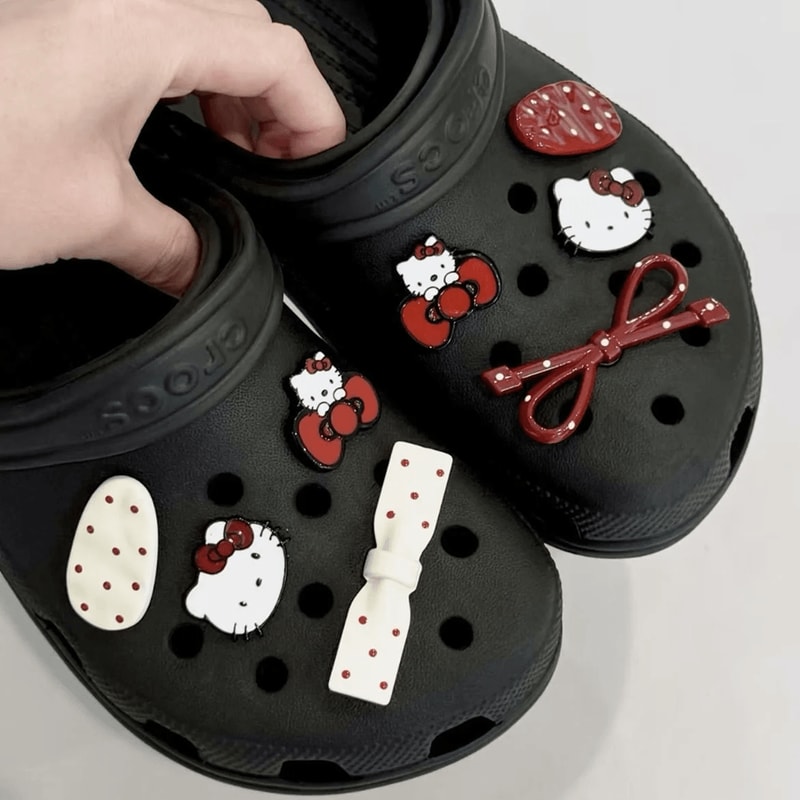 Hello Kitty Shoe Charms Cute DIY Detachable Shoe Accessories For Clogs 1
