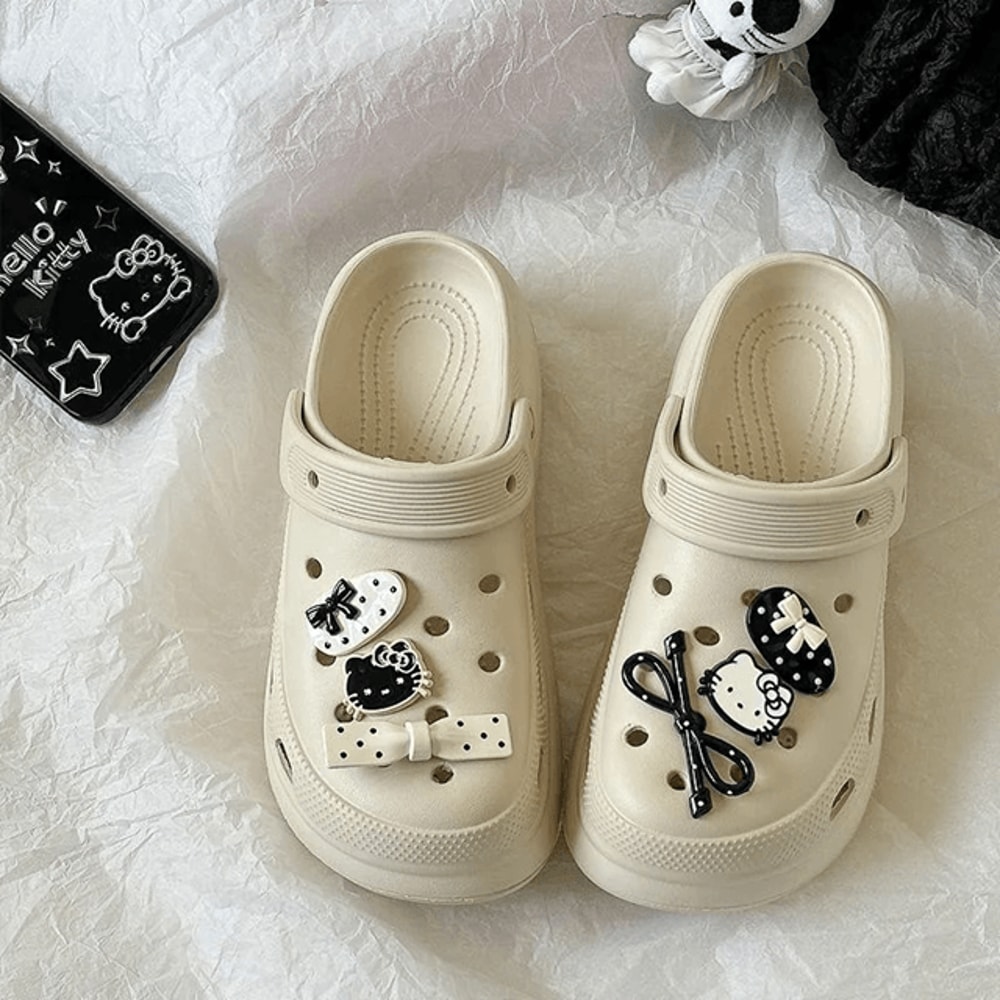 Hello Kitty Shoe Charms Cute DIY Detachable Shoe Accessories For Clogs 2