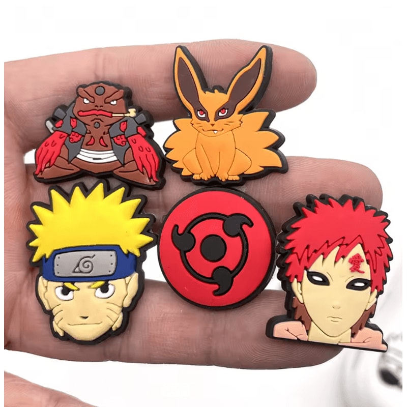 Anime Shoe Charms Set 20 Piece Ninja Character Clog Decorations 1