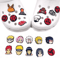 Anime Shoe Charms Set 20 Piece Ninja Character Clog Decorations 2
