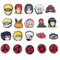 Anime Shoe Charms Set 20 Piece Ninja Character Clog Decorations 4
