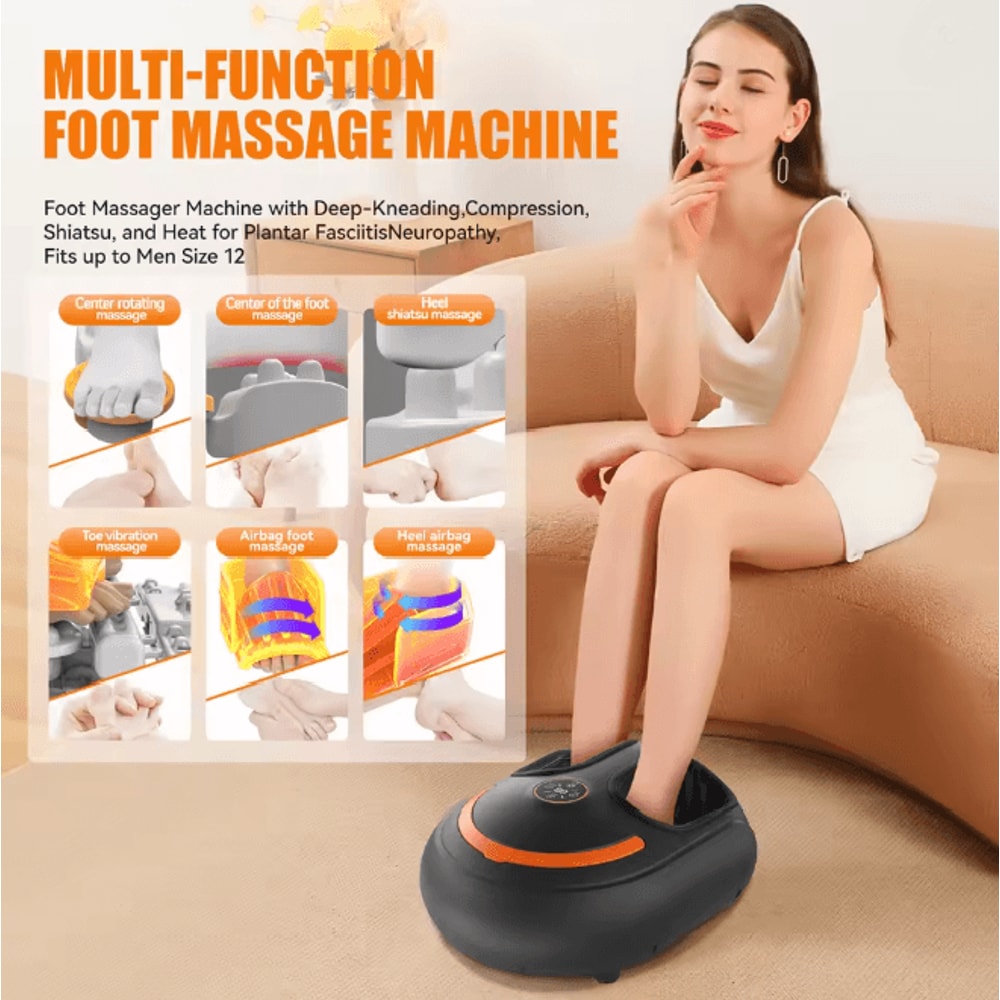 Foot Massage Machine With Airbag Compression Deep Kneading And Multiple Modes 3