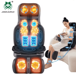 shiatsu neck back massage chair pad with heat full body comfort support