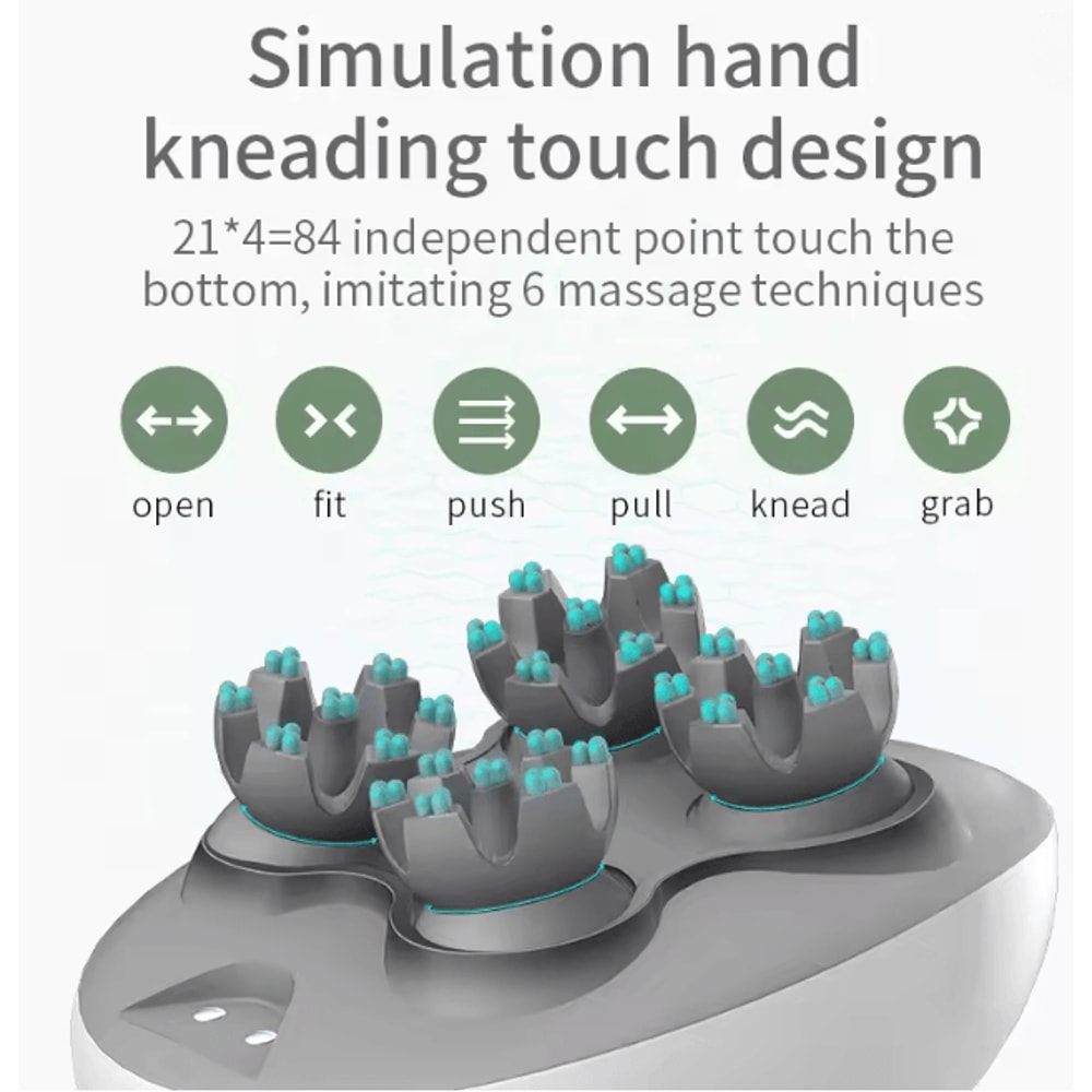 Electric Scalp Head Massager With Vibration Waterproof Wireless Design 1