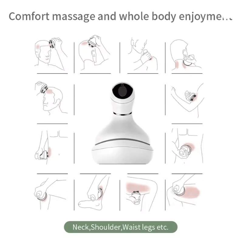 Electric Scalp Head Massager With Vibration Waterproof Wireless Design 3