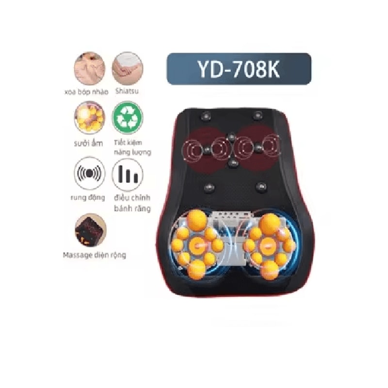 3 In 1 Shiatsu Massage Pillow For Neck Back And Shoulder Pain Relief 4