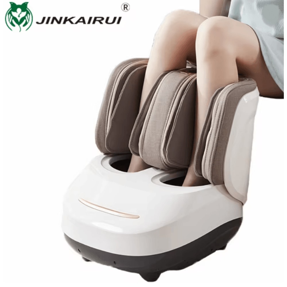 Electric Calf And Foot Shiatsu Massager With Air Compression Deep Kneading Relief 0