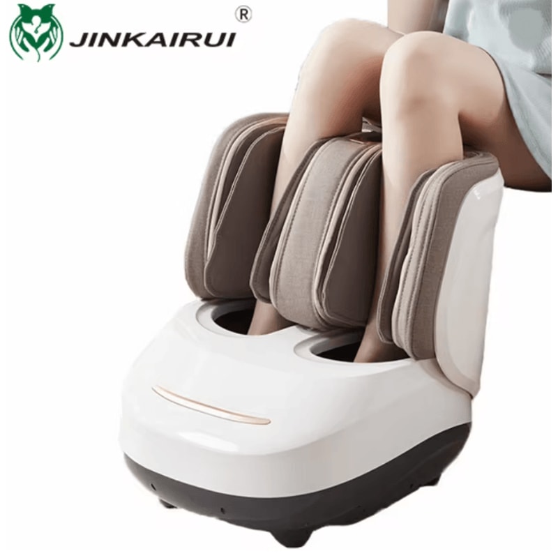 Electric Calf And Foot Shiatsu Massager With Air Compression Deep Kneading Relief 0