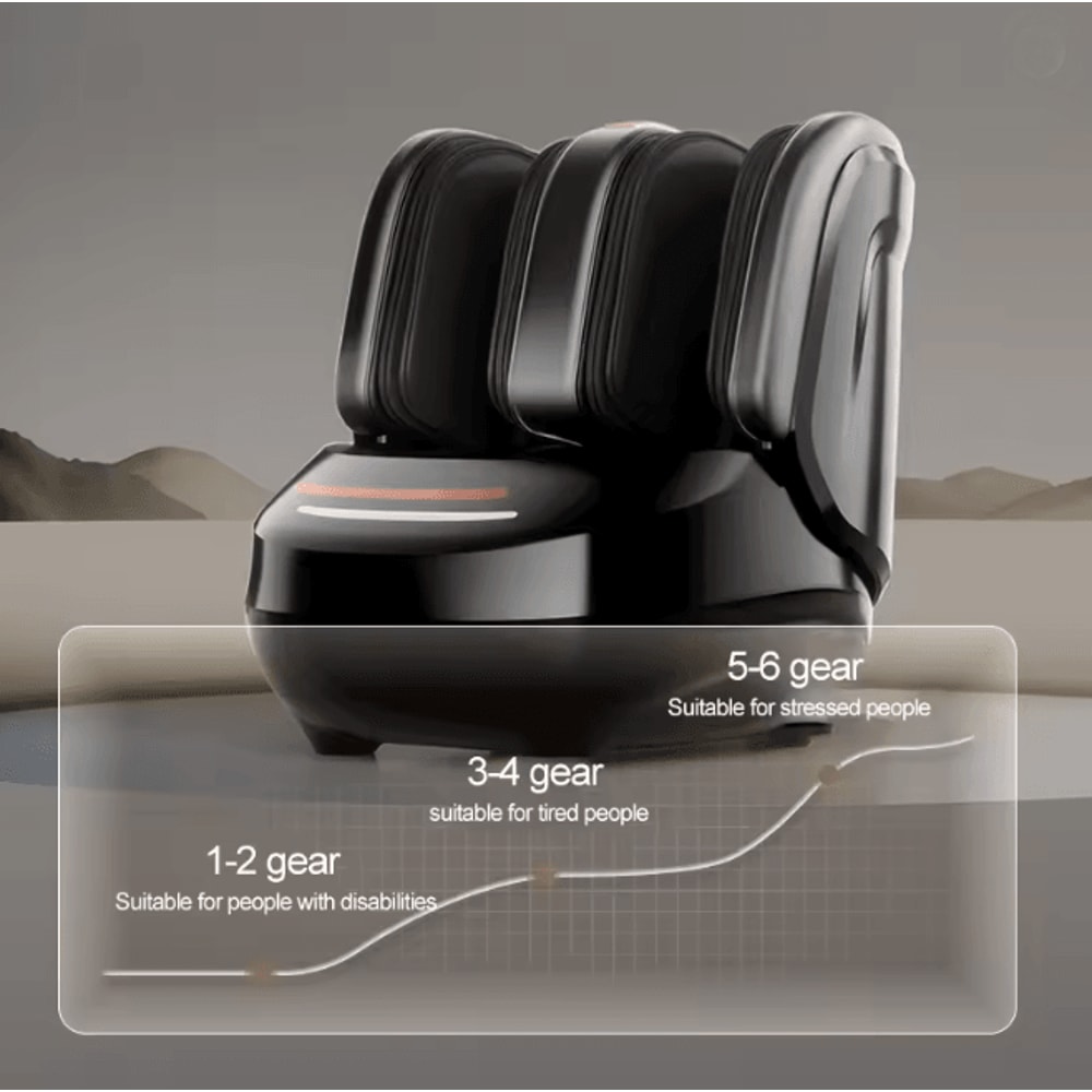 Electric Calf And Foot Shiatsu Massager With Air Compression Deep Kneading Relief 3