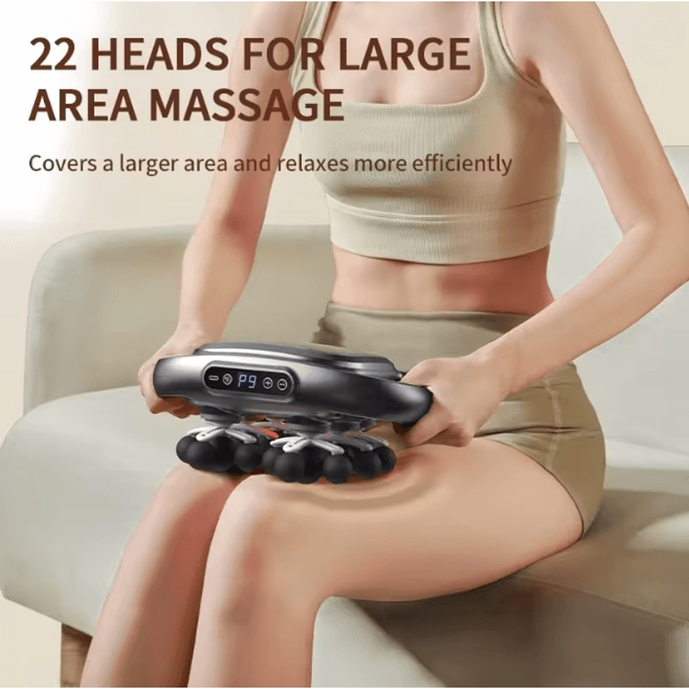 Professional Deep Tissue Massage Gun With 24 Heads High Power Muscle Relief 1
