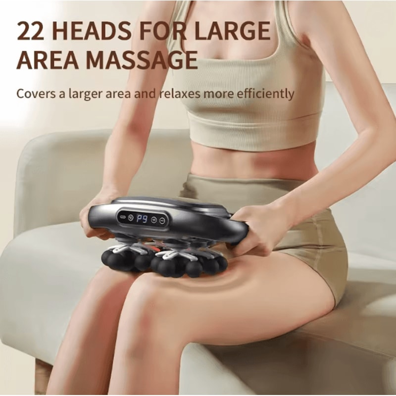 Professional Deep Tissue Massage Gun With 24 Heads High Power Muscle Relief 1