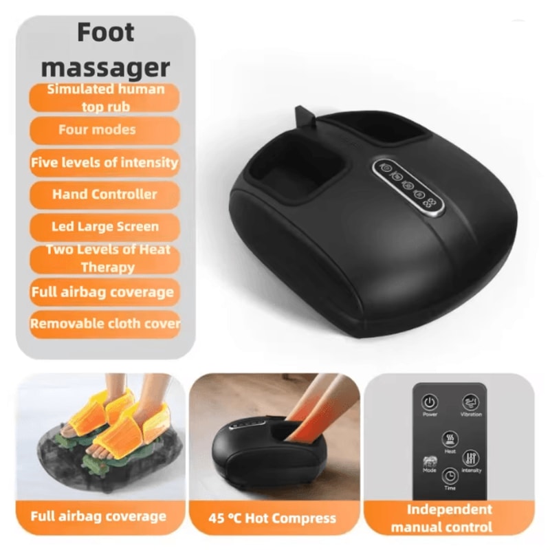 Automatic Foot Massager With Air Compression And Deep Roller Kneading 5