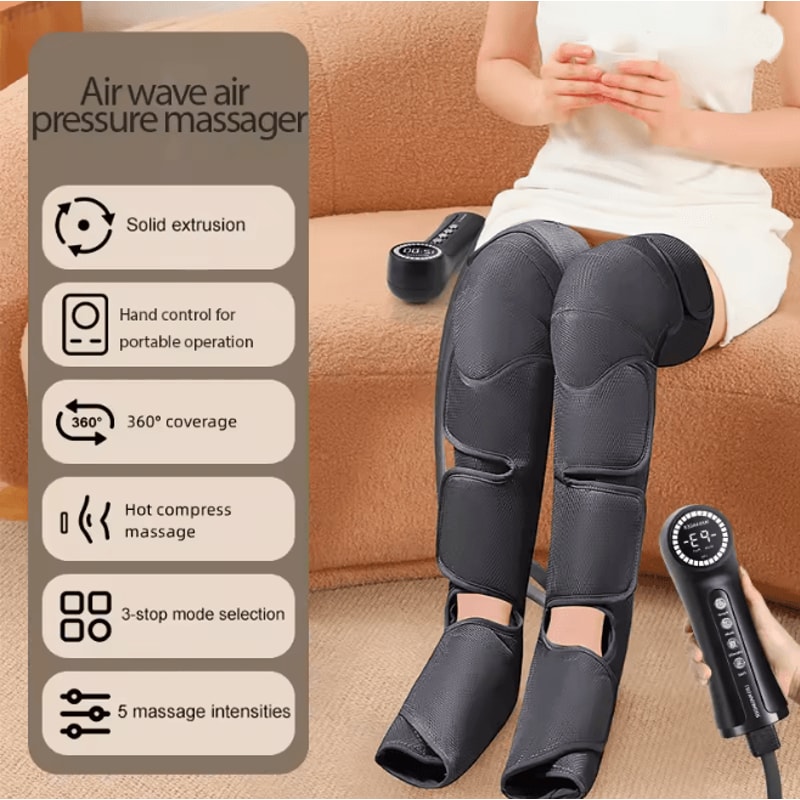 Home Air Wave Leg Massager With Air Compression Circulation Support 5