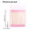 Double Ended Precision Cotton Swabs For Nail Art And Makeup 100 Pack 4