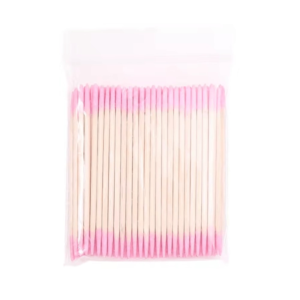 Double Ended Precision Cotton Swabs For Nail Art And Makeup 100 Pack 6